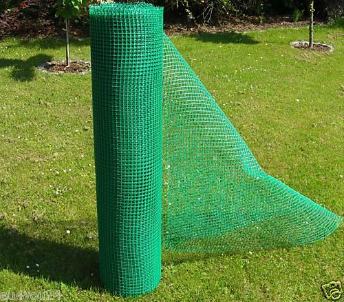 Zaun Gartenzaun Kunststoffzaun Gitterzaun Geflügelzaun HaGa® 25m L x 1,2m Höhe - Bild 8 von 8