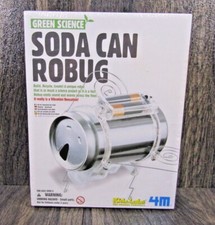 4M KidzLabs Green Science Soda Can Robug Science Kit Sealed Science Project