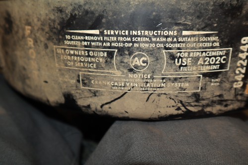 Vintage Used Buick Wildcat 445 Air Filter Cleaner Housing ? 1966 401 ? - Picture 5 of 24