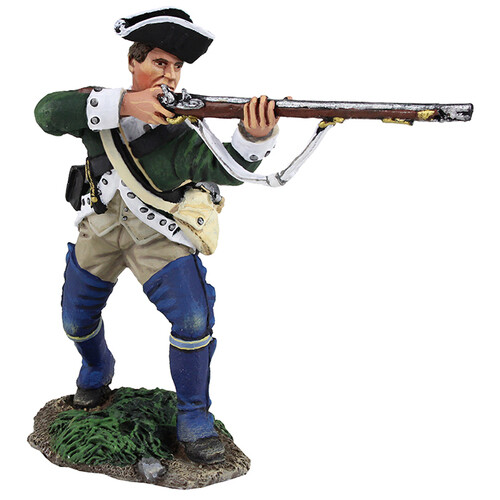 BRITAINS SOLDIERS 16027 - Loyalist Butler's Ranger Advancing Firing, 1778-1784