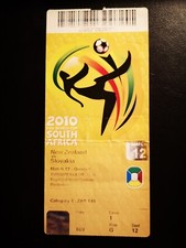 WC TICKET NEW ZEALAND - SLOVAKIA 15.06.2010 GAME 12