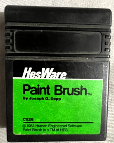 Paint Brush- Utility PRG Commodore 64 Cartridge tested HESWare J. G. Depp 1983
