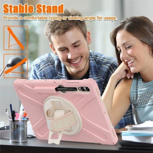 Heavy Duty Rotating Stand Case Cover For Samsung Galaxy Tab S9+ 12.4" X810 X816B - Picture 76 of 95