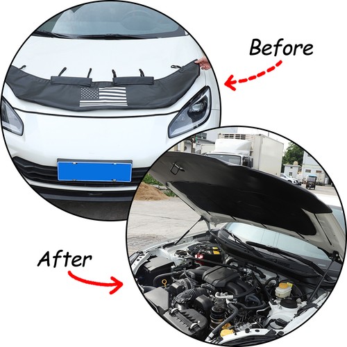 Front Hood Bonnet Mask Bra Cover Protector Fit For Toyota 86/Subaru BRZ 2022-23 - Picture 21 of 24