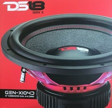 DS18 - GEN-X104D - 10" Subwoofer Dual 4 Voice Coil 800 W Max