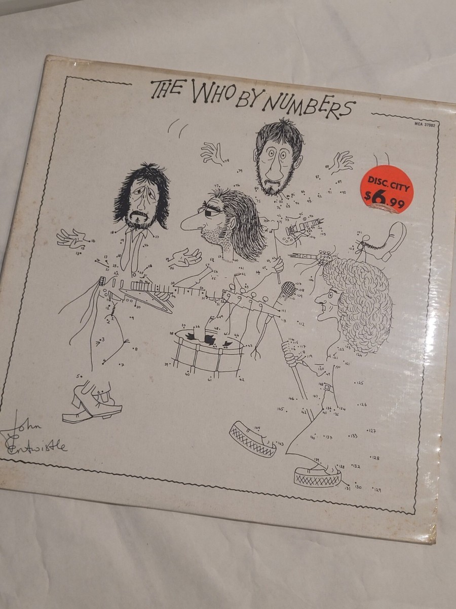 1975 First Release LP Vinyl Record Sealed The Who By Numbers