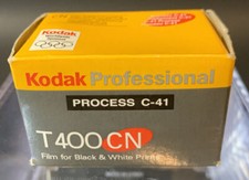 KODAK Professional T400 CN B W 36mm Film 24 Exposure Exp 01/2003