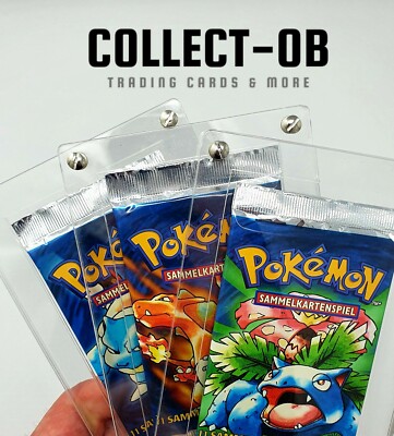 1x Pokemon Booster Acryl Schutz Gehäuse Case Box protective z. B. Base Set WOTC