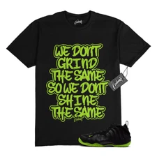 Foamposite Volt Black Air One T Shirt Match DIFF