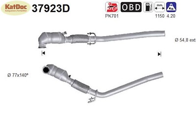   Katalysator für Audi/Seat/Skoda/VW, 1.9/2.0, TDI, Diesel, Euro 4