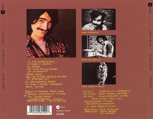DANIEL LAVOIE COURT TERME NEW CD