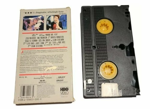 Making Mr. Right 1987 John Malkovich VHS Video tape guc - Picture 4 of 5