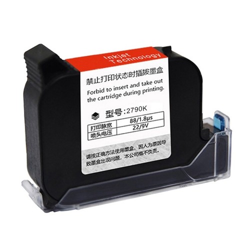 2790K 12.7mm Quick Dry Handheld Inkjet Ink Cartridge for Unencrypted Printer