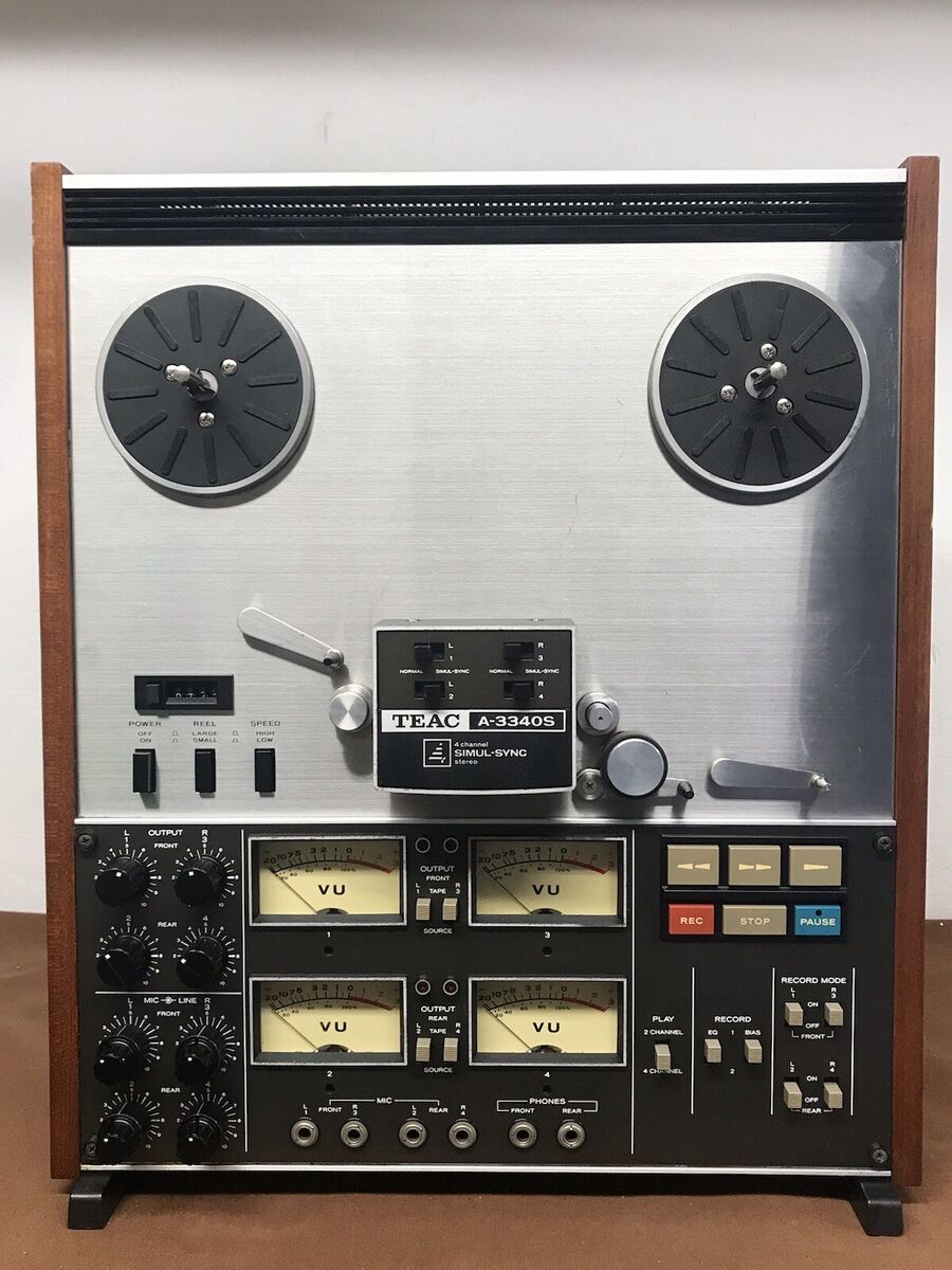 TEAC A-3340S Vintage Stereo Tape Deck | eBay TEAC A-3340S Vintage Stereo Tape Deck | eBay