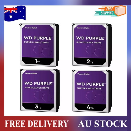 WD Purple 2T 3T 4TB 8TB HDD Surveillance Hard Drive Western Digital 5400RPM 3.5"