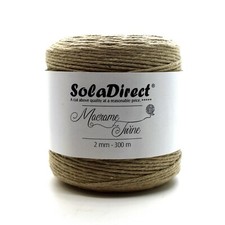 2 3 5 mm Beige Natural Craft Macram&eacute; Cotton String Artisan Thread Twisted Cord