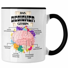 Trendation - Designer Tasse Lustiges Geschenk für Designerin Spruch Becher Gebur