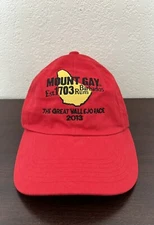 Mount Gay Barbados Rum The Great Vallejo Race 2013 Red Hat Adjustable Slider