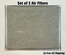 EZ Kleen Metal Mesh Air Filter 14" x 11-3/8" x 3/16" 697A-R2757 Set of 2