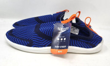 Speedo Junior Surfknit Water Shoes - Zig Zag Blue Boys S 13-1