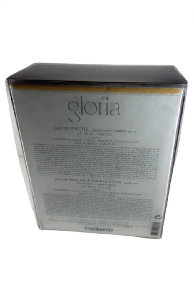 Gloria от Cacharel духи подарочный набор 1,7 унц туалетная вода + 1 унц тела туман новый с ярлыками редкая - винтажный - Изображение 3 из 3