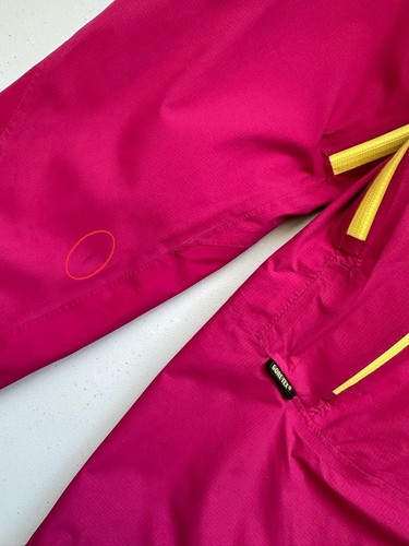 Women's HAGLOFS GORE-TEX Windbreaker Jacket Hooded Pink Size M - 第 18/19 張圖片