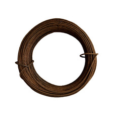 1/roll 30 Ft Total of 22 Gauge Rusty Tin Wire Primitive Holiday Crafting Supply
