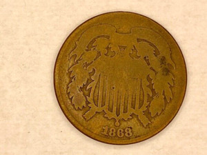 1868 2C Piece