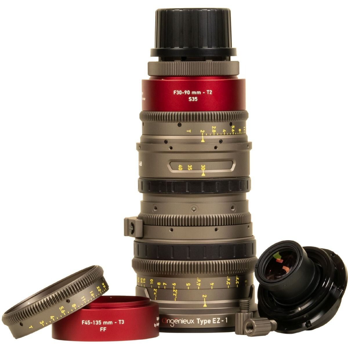 Angenieux EZ-1 30-90mm & EZ-2 15-40mm Zoom Lens Kit with Hard Case