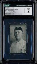 1906 ALF COMMON R. & J. HILL FAMOUS CAPTAIN SERIES NARROW TITLE #55 (CGC 2)