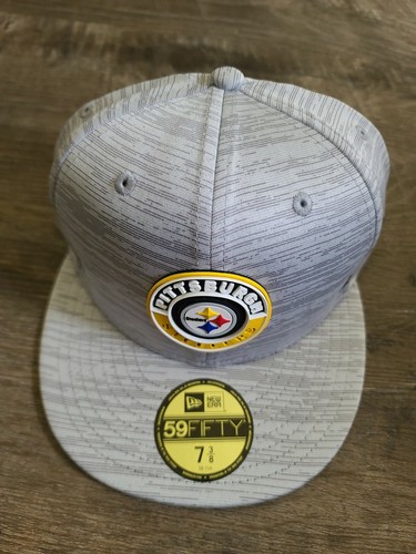 New era pittsburgh Steelers 2020 draft sidelines 59fifty Hat Cap nfl 100 7 3/8