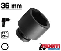 "Kraft Power Schlagschrauber Nuss 3/4\" Stecknuss 36 Mm SteckschlüSsel 6-Kant Kurz"