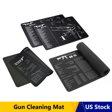 Universal Gun Cleaning Mat with Parts List View for Glock AR 1911 Gunsmithing