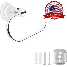  Single Post Toilet Tissue Paper Holder Bathroom Accessories Wall Mounted 