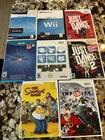 Nintendo Wii Video Game Lot The Simpsons Game Infinity Just Dance 2 3 Set Stars
