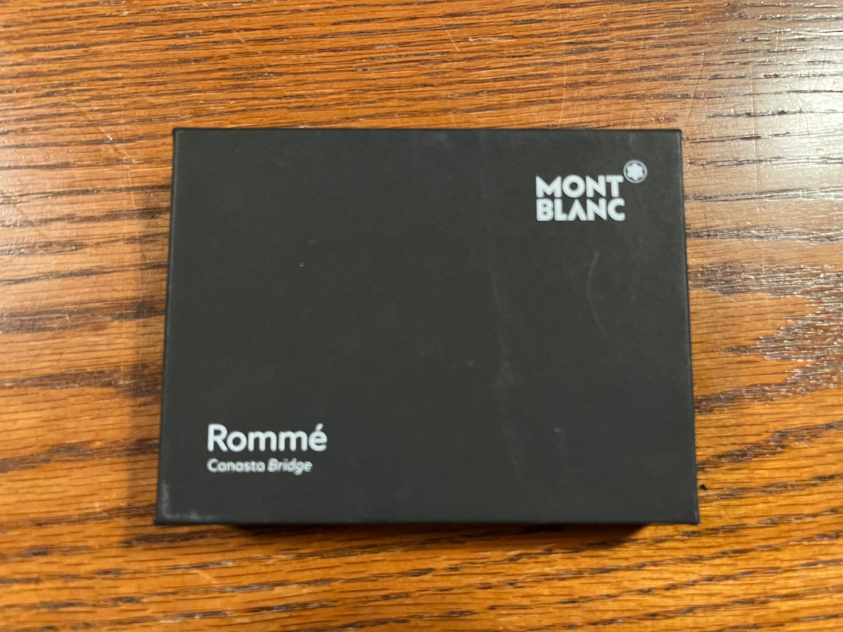 MONT BLANC Rommé モンブラントランプ（非売品） Montblanc Romme Playing Cards Two Decks German Rummy/canasta
