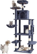 Cat Tree Indoor Cats 68.5" Cat Tower W/ 2 Cat Condos Sisal Scratching Post