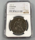 1872 US Liberty Seated Silver $1 NGC VF DETAILS CLEANED L24609