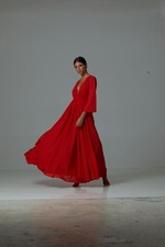 Kalita Maxikleid M in Rot UVP 500£