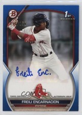 2023 Bowman Paper Prospect Blue Border 1/150 Freili Encarnacion Auto 0o48