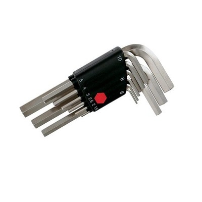 Wiha 35191 9 Piece Hex L-Key Short Arm Set - Metric