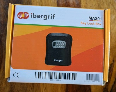 Ibergrif Lock Key Safe Schlüsseltresor Schlüsselbox schwarz neuwertig