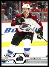2019-20 Upper Deck #386 Colin Wilson Colorado Avalanche Hockey Card