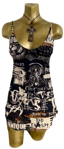 BALMAIN X VICTORIA’S SECRET Limited Edition Graffiti LEOPARD Print MINI DRESS SM - Picture 8 of 17