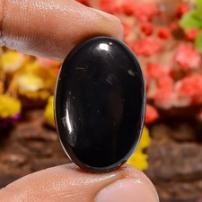 22Ct Shungite Oval Gem 26X18X6mm