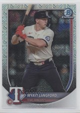 2025 Bowman Mega Box Chrome Mojo Refractor Wyatt Langford #33 19b1