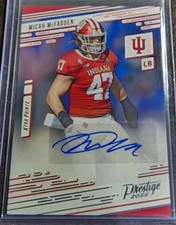 Micah McFadden Auto RC 2022 Chronicles Draft Picks Prestige Xtra Points Hoosiers
