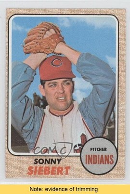 1968 Topps Sonny Siebert #295 READ 0c4