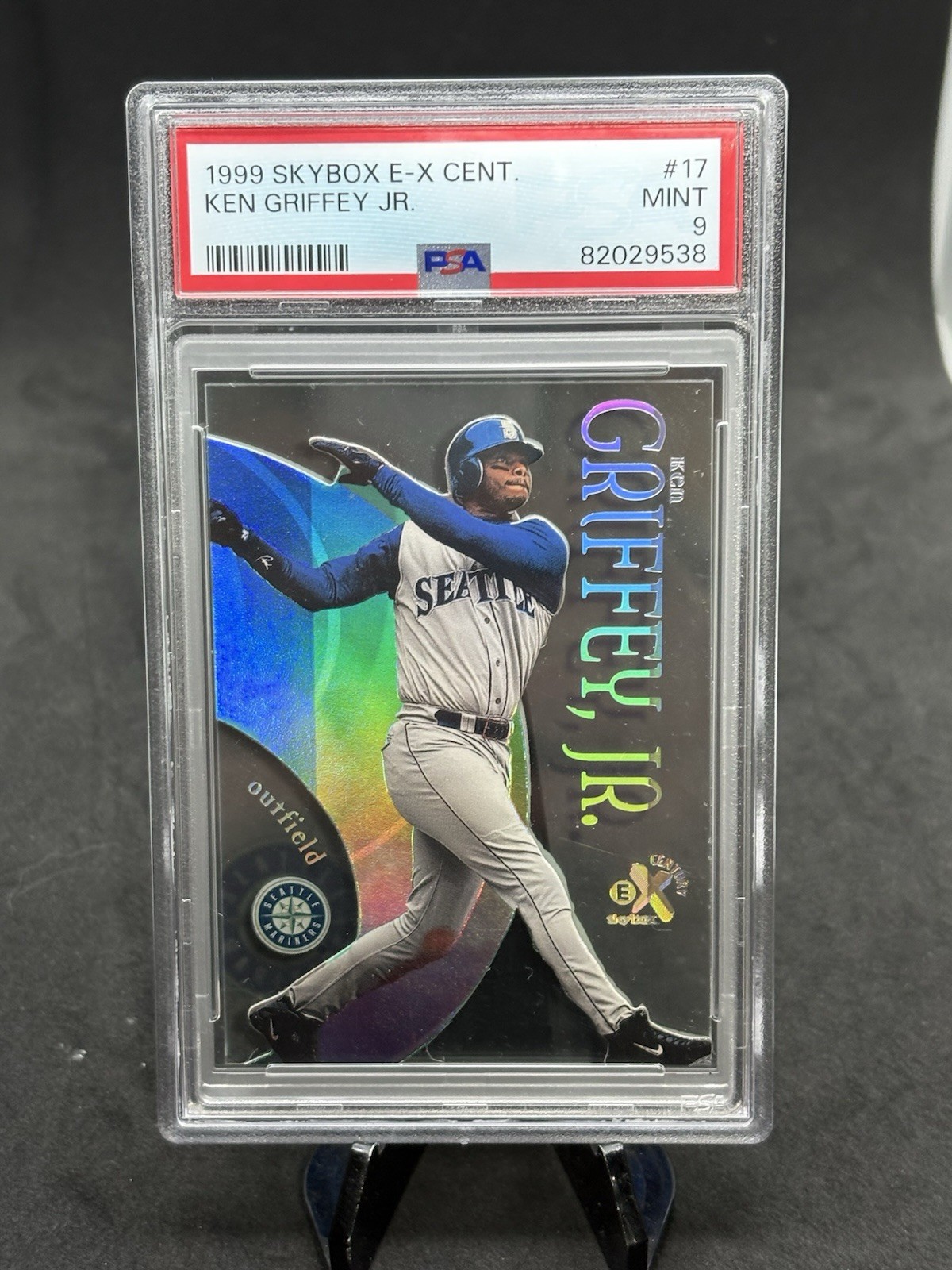 1999 SkyBox E-X Century Ken Griffey Jr Acetate #17 PSA 9 HOF only 1 PSA 10