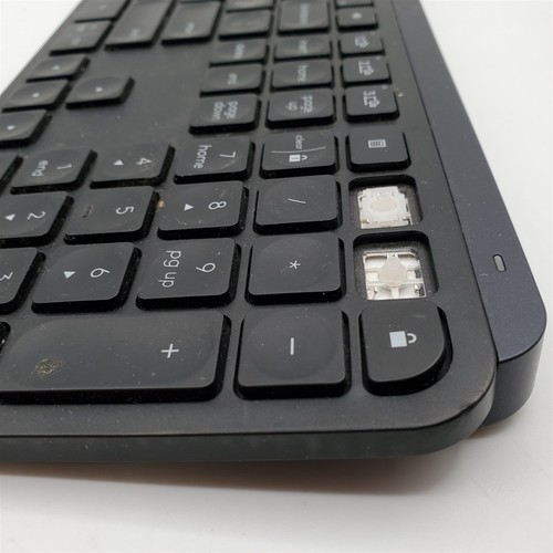 Logitech MX Keys Advanced Wireless Illuminated Keyboard, (Black) *READ* - Zdjęcie 3 z 4